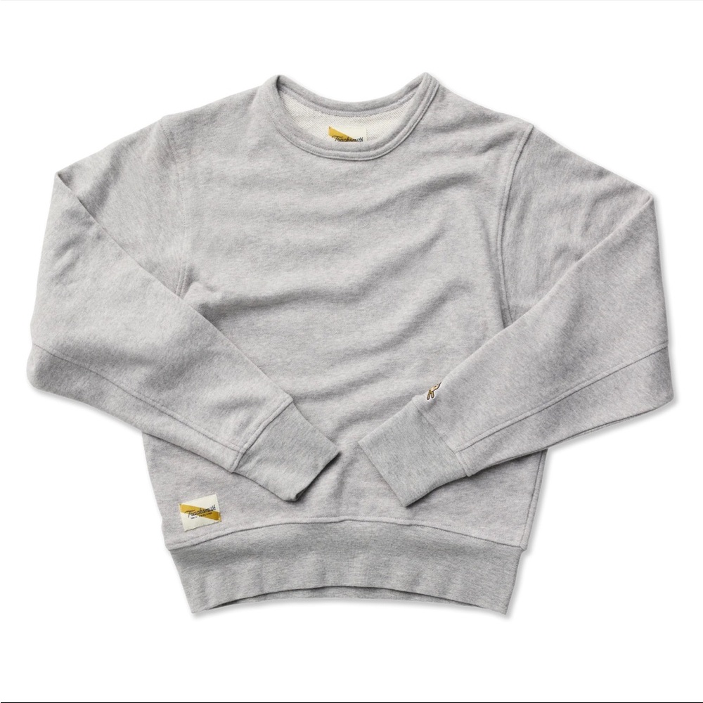 Tracksmith Trackhouse Gray Crewneck Sweatshirt
